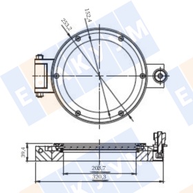 ����� ��������� �������� ������� �� ������ CF200 (CF10") �� ��������� �����, ����� 304, ���������� ����� �����
