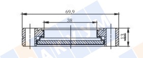 ���� ��������� ��������� �� ������ CF40 (CF2,75''), ����������� �����, ������ 7056