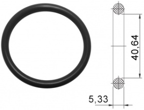 Сменное кольцо из витона. Применяется вместе с центрирующим кольцом для центрирования вакуумных соединений.