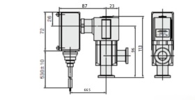 SMC ������ ��������������� �� ������ ���������� �������� �����������,  KF16 (NW16), �������, ����������, �����������, ����������������, ���������-��������,  FKM, DIN-������, 220 �